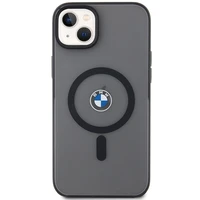 BMW Signature MagSafe deklas, skirtas iPhone 14 Plus/15 Plus - Juodas