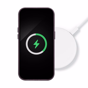 Dėklas Leather Mag Cover (MagSafe) skirtas iPhone 16 Plus violetinis