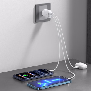 Joyroom JR-TG6 GaN 30W sieninis įkroviklis baltas