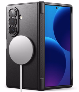Ringke Onyx Flap MagSafe dėklas, skirtas Samsung Galaxy Z Fold 8 Ultra – juodas