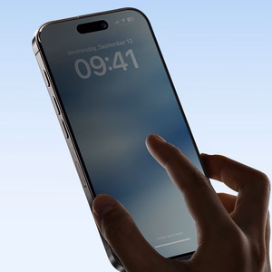 Benks temperuotas stiklas Ultra Shield Privacy FK66 iPhone 16 Pro Max juodas (plonas kraštas)