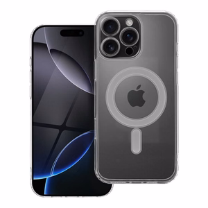 Dėklas telefonui MAG COVER skaidrus su kameros apsauga, suderinamas su MagSafe IPHONE 16 Pro Max