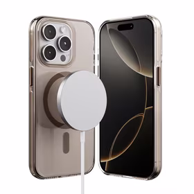 Crong Clear MAG Pro - iPhone 15 Pro MagSafe dėklas (Desert)
