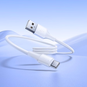 Kabelis USB A į USB C Hoco 3A 1 m X120 baltas