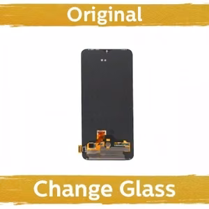 LCD Display Compatible With OnePlus 7 Black (Refurbished: China)