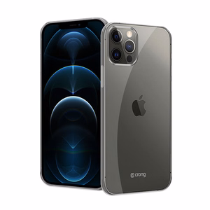 Crong Crystal Slim dėklas, skirtas iPhone 12 Pro Max, skaidrus