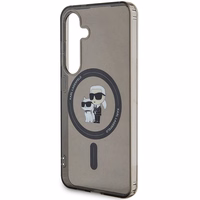 Karl Lagerfeld IML Karl&Choupette magnetinis dėklas telefonui Samsung Galaxy S24 - juodas