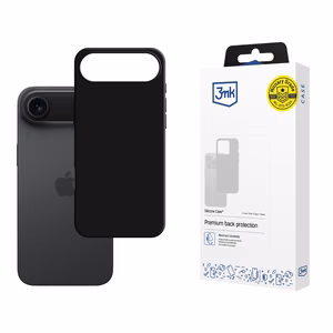 3mk Silicone Case for iPhone 17 Air - Black