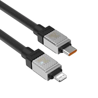 Baseus kabelis CoolPlay USB-C - Lightning 1m 20W juodas