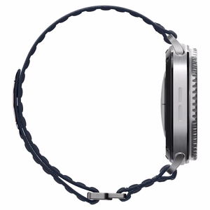 SPIGEN WBF1 dirželis SAMSUNG GALAXY WATCH 8 / CLASSIC (40 / 44 / 46 MM) tamsiai mėlynas