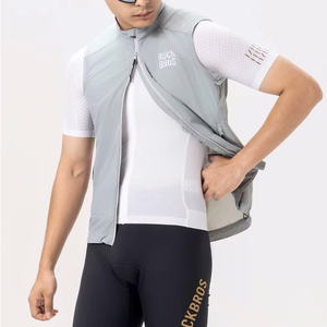 Rockbros YDMJ003 Spring/Autumn Windproof Vest Size XL - White/Gray