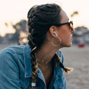 JBL Wave 300 Bluetooth TWS belaidės ausinės juodos (JBLW300TWSBLK)