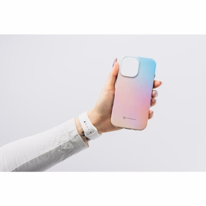 FORCELL F-PROTECT Mirage, karinio lygio dėklas su MagSafe, suderinamas su IPHONE 15 PRO MAX rožinė mėlyna