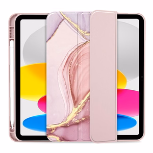 Tech-Protect SC Pen dėklas iPad 10.9" 2022 - rožinis marmuras