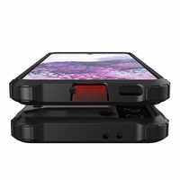 Hybrid Armor dėklas tvirtas tvirtas dėklas Samsung Galaxy S22+ (S22 Plus) juodas