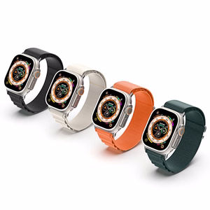 DUX DUCIS dirželis GS nailoninis Apple Watch 42 / 44 / 45 / 49 mm juodas