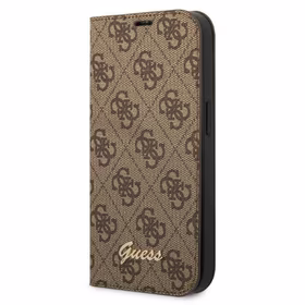 Guess GUBKP14SHG4SHW iPhone 14 6.1 "ruda / ruda knyga 4G Vintage Gold Logo