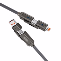 XO cabel NB275 4w1 USB-C - Lightning + USB - USB-C 60W 1,0 m ilgio