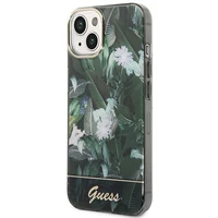 Guess Jungle kolekcija dėklas telefonui iPhone 14 - žalias