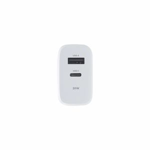"Maxlife MXTC-10-20AC PD QC įkroviklis 1x USB-C 1x USB 20W baltas