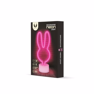 Neon LED on stovas RABBIT rožinis USB-C FSC-10 Forever Light