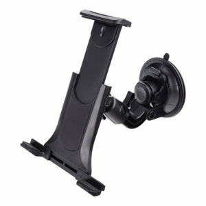 Automobilio laikiklis priekinio stiklo / prietaisų skydelio / galvos atramos (planšetėms 7" - 10") juodas