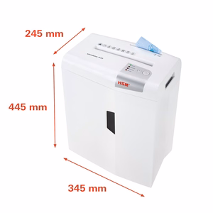 HSM shredstar S10 – dokumentų naikiklis, juostelinio pjovimo su atskiru CD pjaustytuvu, 6 mm (1042121)