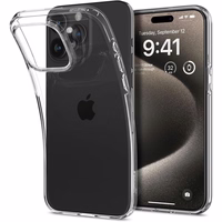 Spigen Liquid Crystal dėklas telefonui iPhone 15 Pro Max - skaidrus