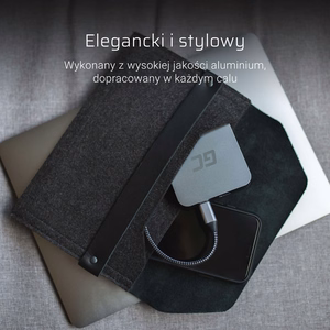 Green Cell AK61 knyginių kompiuterių dokas / jungčių replikatorius USB 3.2 Gen 1 (3.1 Gen 1) Type-C Sidabras