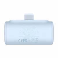 Išorinė baterija OS-Baseus Compact IP 5000mAh 20W (mėlyna)