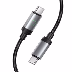 Кабель USB C to USB C Hoco 3A 60W 1 m X117 черный