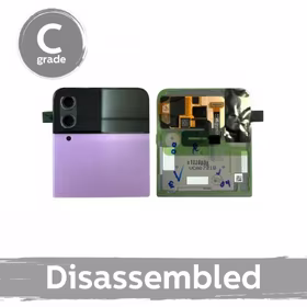 LCD ekranas suderinamas su Samsung F721 Z Flip4 (išorinis) su rėmeliu / Bora violetinis / (8/10 išardytas)