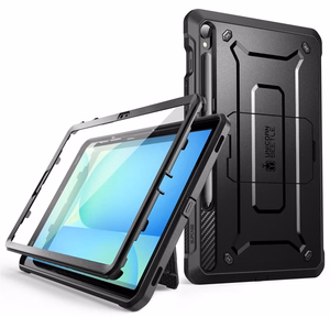 Supcase Unicorn Beetle Pro dėklas Samsung Galaxy Tab S9 11.0 / S9 FE / S10 FE / S10 Lite 10.9 juodas