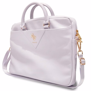 Guess Triangle 4G krepšys 16" nešiojamam kompiuteriui - violetinis