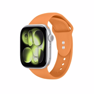 Crong Liquid Apple Watch dirželis, 38/40/41/42 mm, oranžinis