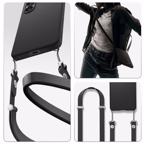 SPIGEN dėklas LIQUID AIR, skirtas SAMSUNG S26 Plus, matinis, juodas