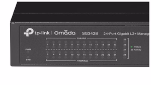TP-Link Omada 24 priev. gigabitų L2+ valdomas komutatorius su 4 SFP lizdais