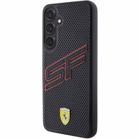 Ferrari Big SF Perforated dėklas telefonui Samsung Galaxy S24 - juodas
