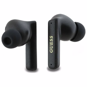 Guess Bluetooth ausinės GUTWST88MCTGK TWS + įkrovimo stotelė juodos/juodos kapsulė spausdintas logotipas