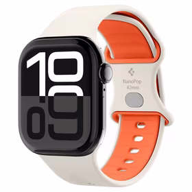 SPIGEN NANO POP APPLE WATCH 6 / 7 / 8 / 9 / 10 / SE (40 / 41 / 42 MM) oranžinis smėlinis