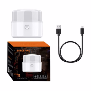 Kempingo lempa Superfire T20, 180lm, USB