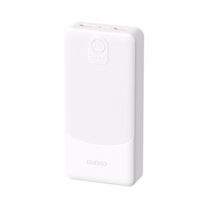 Dudao K10Pro išorinė baterija 2.4A 20000mAh 2 x USB-A - baltas