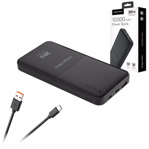 Kruger&Matz 10 000 mAh Li-pol išorinė baterija su QC ir PD