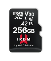 GoodRam atminties kortelė IRDM 256GB microSD UHS-I U3 V30 su adapteriu