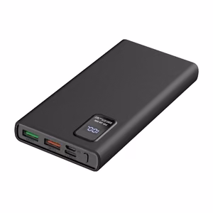 Išorinė baterija POWER BANK Platinet LED 10000mAh (2xUSB; 1xType-C; QC3.0 22,5W) juodas