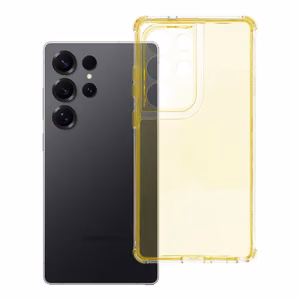 Чехол для Samsung S25 ULTRA Matrix Clear жёлтый