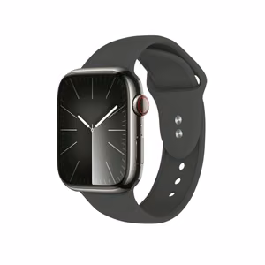 Crong Liquid dirželis, skirtas Apple Watch 44 / 45 / 46 / 49 mm, grafito spalvos