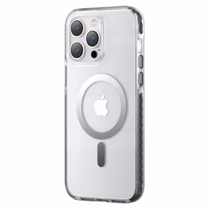 Kingxbar PQY Ice Crystal Series магнитный чехол для iPhone 14 Plus MagSafe серый