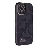 Tactical Camo Troop Dėklas for Apple iPhone 13 Pro Max Juodas