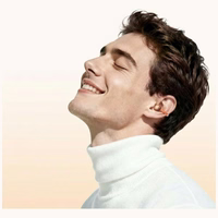 USAMS R03 Echo Clip-on Bluetooth 6.0 bezprzewodowe TWS ausinės mėlynas